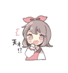 気持ちを伝えるリボンの女の子（個別スタンプ：30）