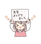 気持ちを伝えるリボンの女の子（個別スタンプ：31）