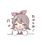 気持ちを伝えるリボンの女の子（個別スタンプ：39）