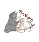 関西弁でいろいろ伝える猫たちのスタンプ（個別スタンプ：20）