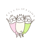 ねこタイツのゆるい春（個別スタンプ：3）
