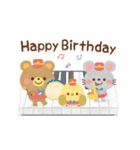 大人かわいい絵本風★誕生日＆お祝い（個別スタンプ：3）