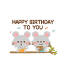 大人かわいい絵本風★誕生日＆お祝い（個別スタンプ：5）