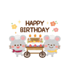 大人かわいい絵本風★誕生日＆お祝い（個別スタンプ：7）