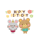 大人かわいい絵本風★誕生日＆お祝い（個別スタンプ：9）