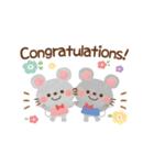 大人かわいい絵本風★誕生日＆お祝い（個別スタンプ：13）