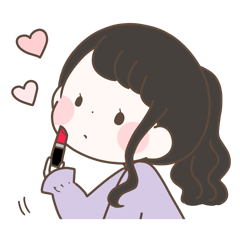 [LINEスタンプ] くろかみちゃんと仲間達！