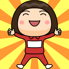 [LINEスタンプ] 芋ジャージの女子【名無し】♀冬＆年末年始
