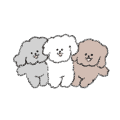 ゆるいぬスタンプ トイプードル Lineスタンプ じゅん