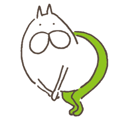 [LINEスタンプ] ねこタイツのゆるく使いやすい言葉