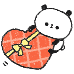 [LINEスタンプ] ぐーたらぱんだ3【キモチ伝える編】