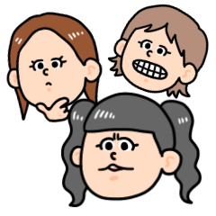 [LINEスタンプ] こんな子 いるかもな