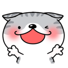 [LINEスタンプ] たれ耳にゃんこぐれい