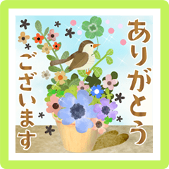 [LINEスタンプ] ずっと使える 春のあいさつことば